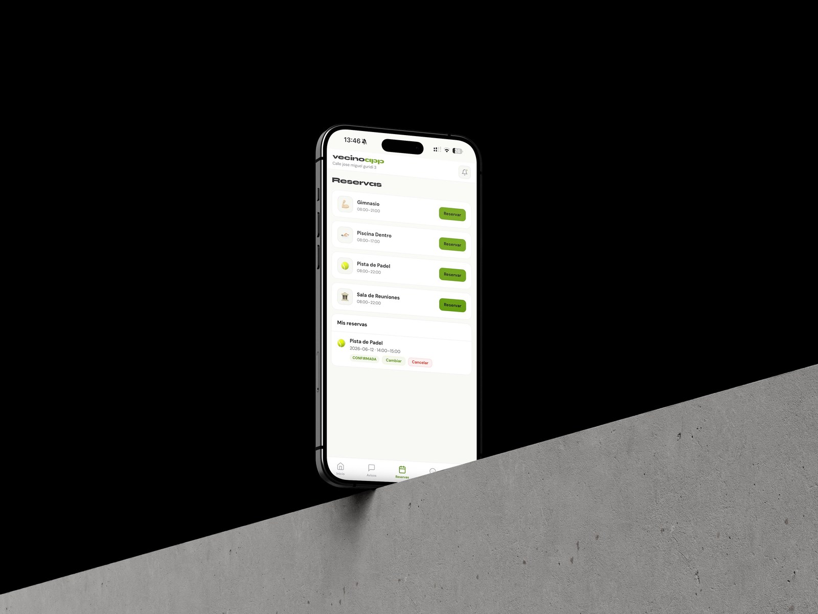 Common space booking